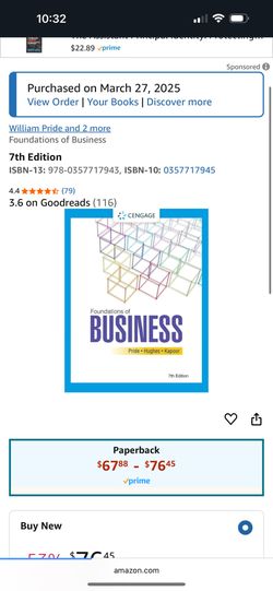 Foundations of business College Course Book
