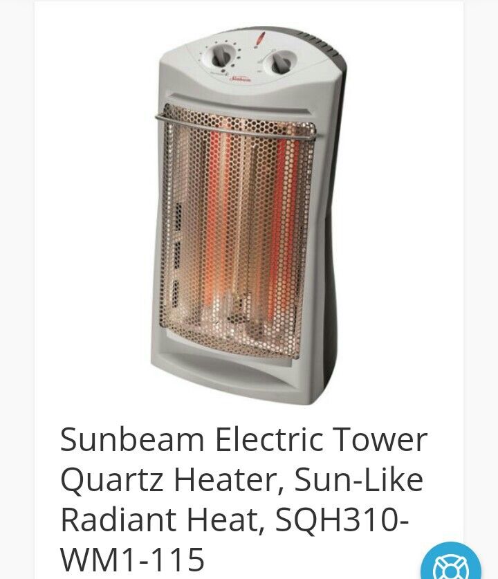 LIKE NEW SUNBEAM TOWER QUARTZ ELECTRIC HEATER for Sale in Vandalia, OH -  OfferUp