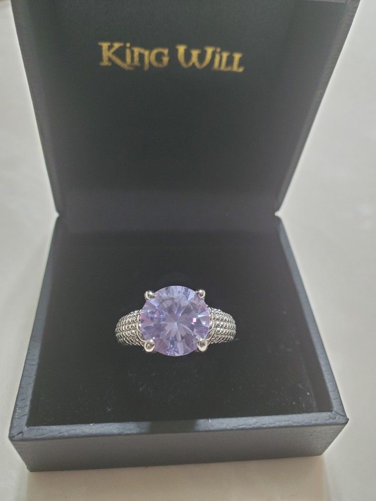 Sterling Silver Engagement Ring