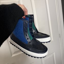 TORY BURCH moccasin boots