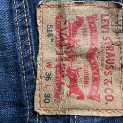 LEVI  STRAUSS Denim jeans  514  W36 L30