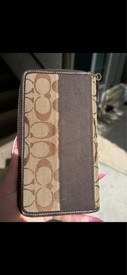 Coach brown wallet