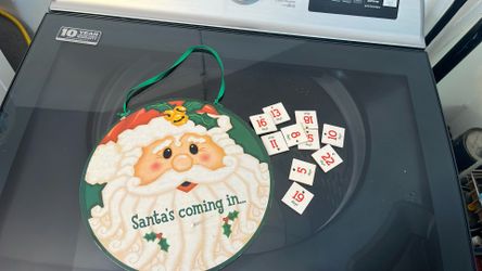 Santa’s Coming Sign