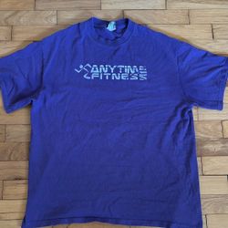 Purple Anytime Fitness t-shirt 