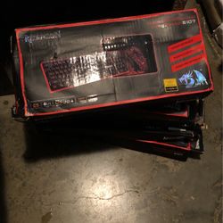 Redragon Keyboard,mouse,mousepad 