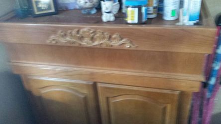 Fish tank stand and canopy