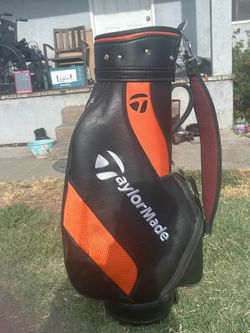 Taylormade cart bag orange and  black