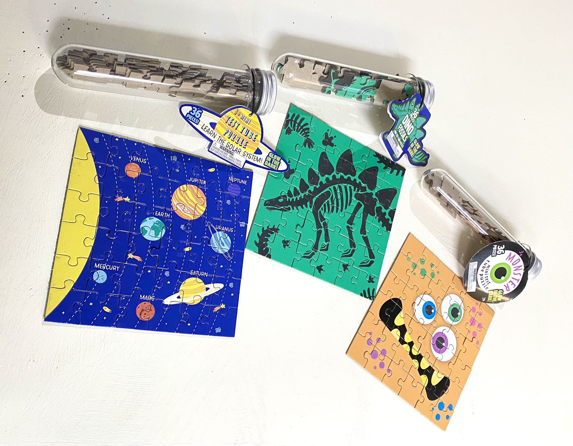 Test Tube Puzzles Ages 3+ Christmas Sock Stuffers