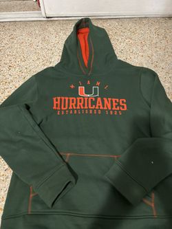 U Miami Hoodie Size Medium