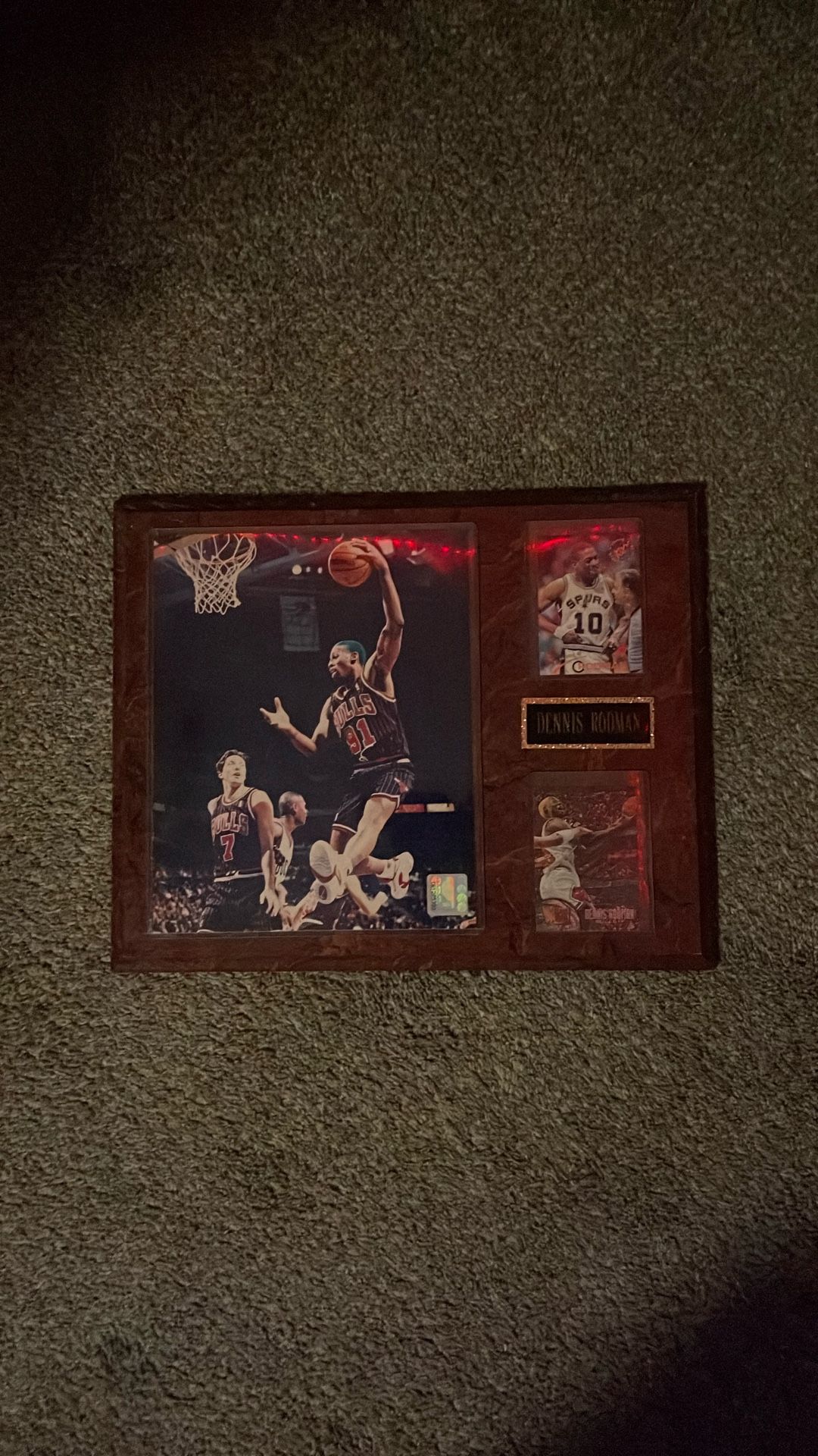  Dennis Rodman Plaque 