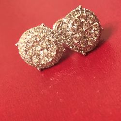 10k Diamond Earrings 