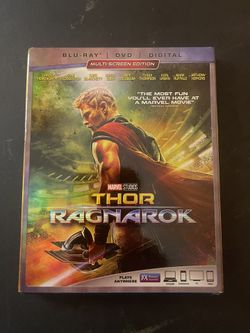 Thor: Ragnarok (Blu-ray, 2017) Hemsworth, Hopkins, Huddleston, Blanchett