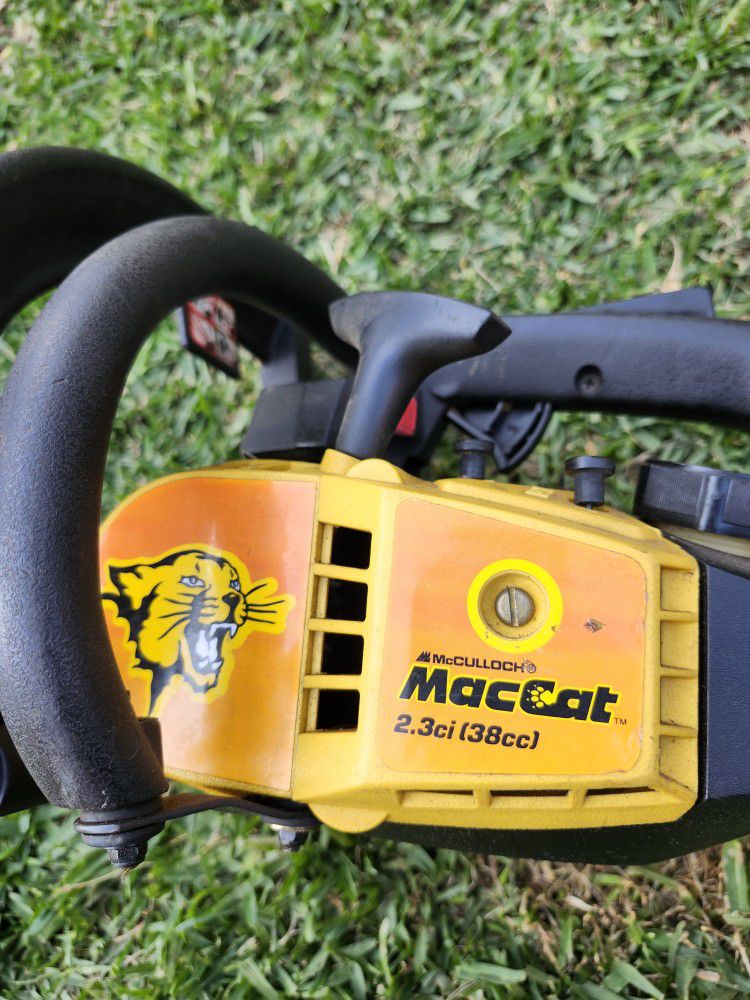 mac cat chainsaw 14 inch macullohn brand
