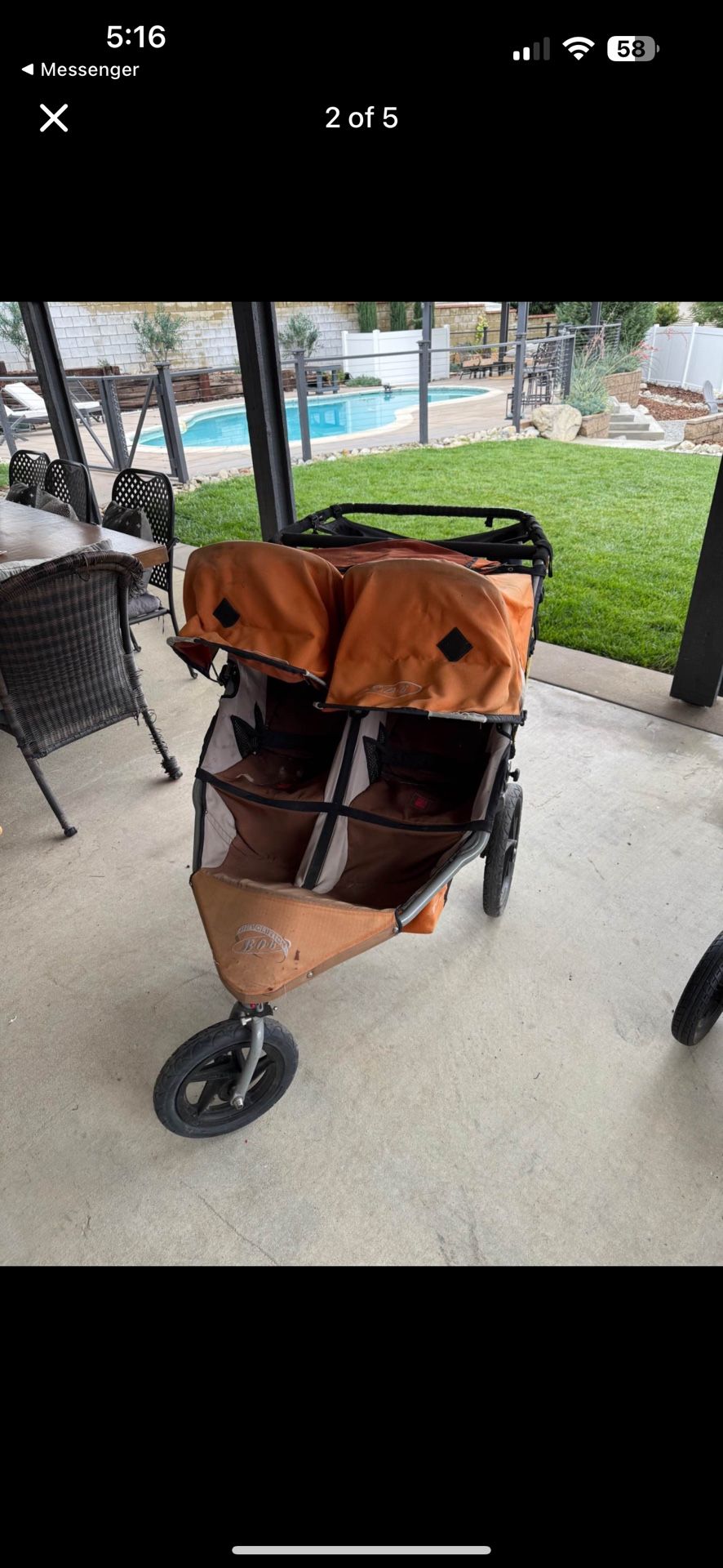 BOB Double Stroller 