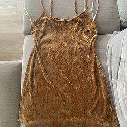 Medium Forever 21 Gold Dress