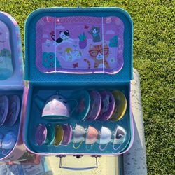 TTea Sets For Kids And Jewelry Boxes $10 Each New