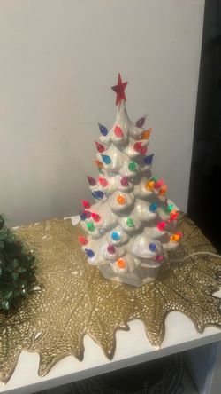 Vintage ceramic Christmas tree