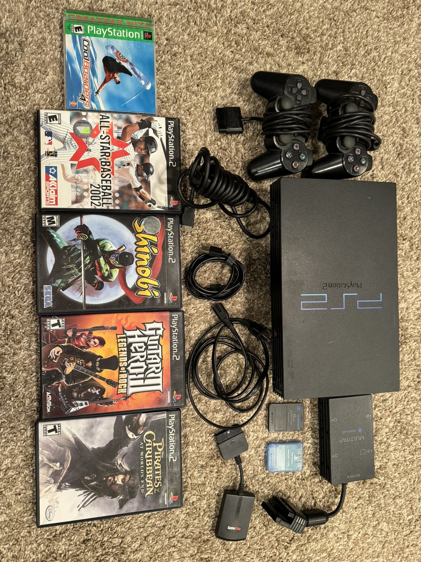 PS2 Console, Accessories & Games