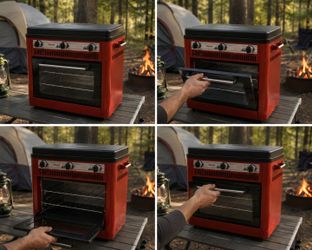 Deluxe Camp Chef Outdoor OVEN camp  OVEN propane very portable ideal for camping or patio kitchen