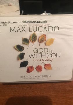 Max Lucado God Is with You Everyday 365-Day Devotional 9 cd set Audiobook
