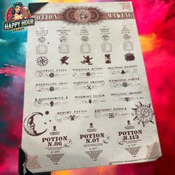 Harry Potter Wall Decor Potion Making Canvas