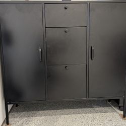 Metal Black Cabinet