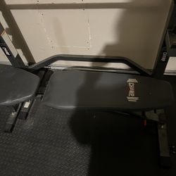 Like New 300 Lb Weights W/Bench