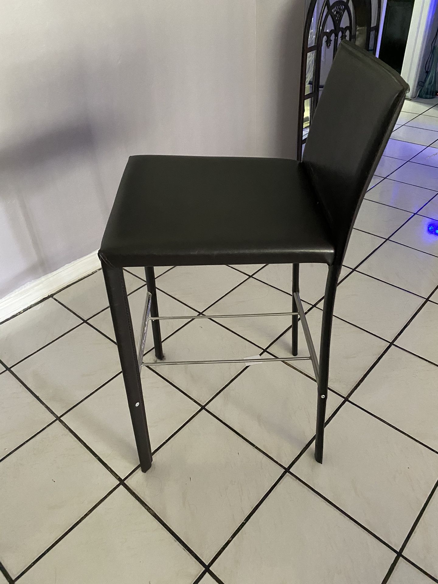 Dark brown counter stools