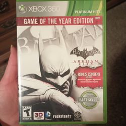 Batman: Arkham City -- Game of the Year Edition (Platinum Hits) XBox 360 Video Game 