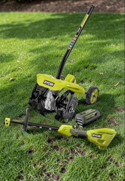 RYOBI Tiller Expand-It 40v PowerHead kit + 4ah Battery/Charger