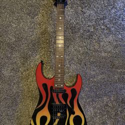 B.C. Rich 2003 ASM Body Art Collection- Torchy (Limited Edition) - Flames