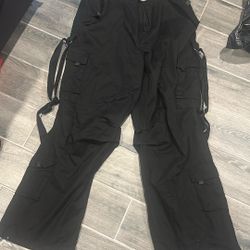 Black Cargo Pants