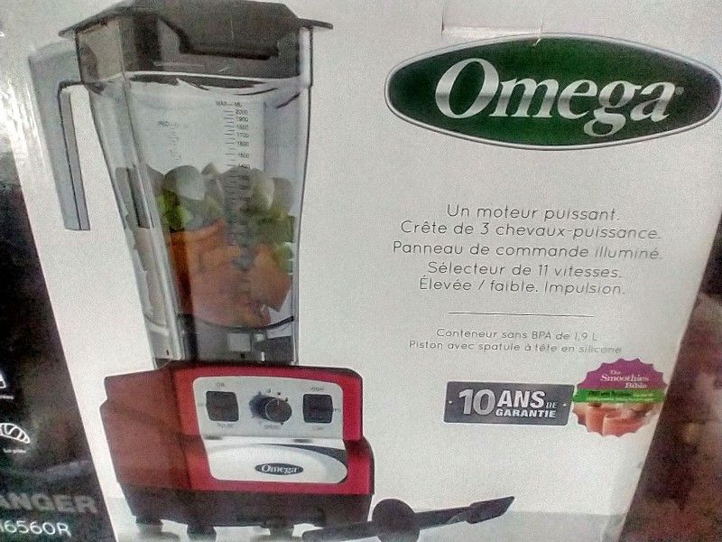 Omega 3 Peak HP Blender, 64 oz 11 Speed Selector