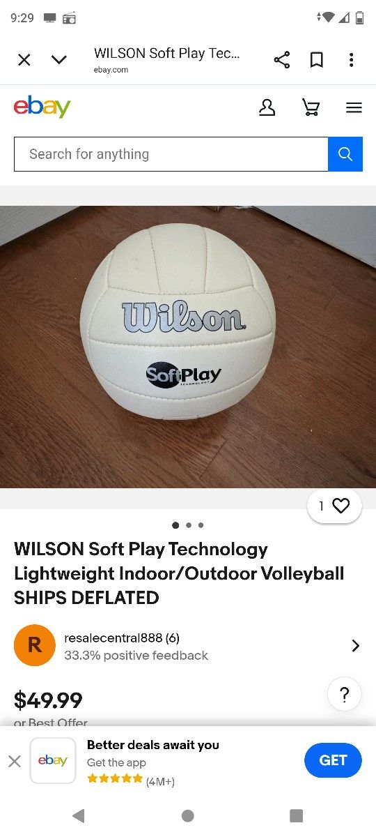 Wilson Indoor/ Outdoor Volleyball Small