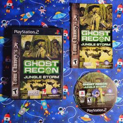 Ghost Recon Jungle storm Minty Complete CIB Sony PlayStation 2 PS2 