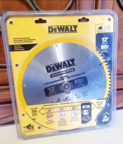 Brand New 12" Dewalt Saw Blade