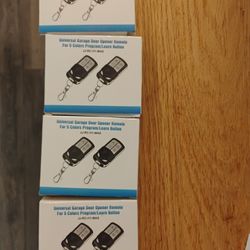 Lot Of 4 Universal Garage Door Openers