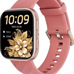 Health Fitness Tracker with 24/7 Heart Rate/Blood Pressure Monitor, Blood Oxy-gen/Sleep Tracking, 120+ Sports Activity Tracker, Smart Watch (Make/Answ