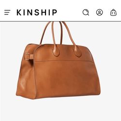 THE ROW SOFT MARGAUX 15 BAG IN LEATHER, CUIR