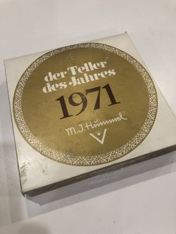 Hummel Collector’s Plate 1971 Rare