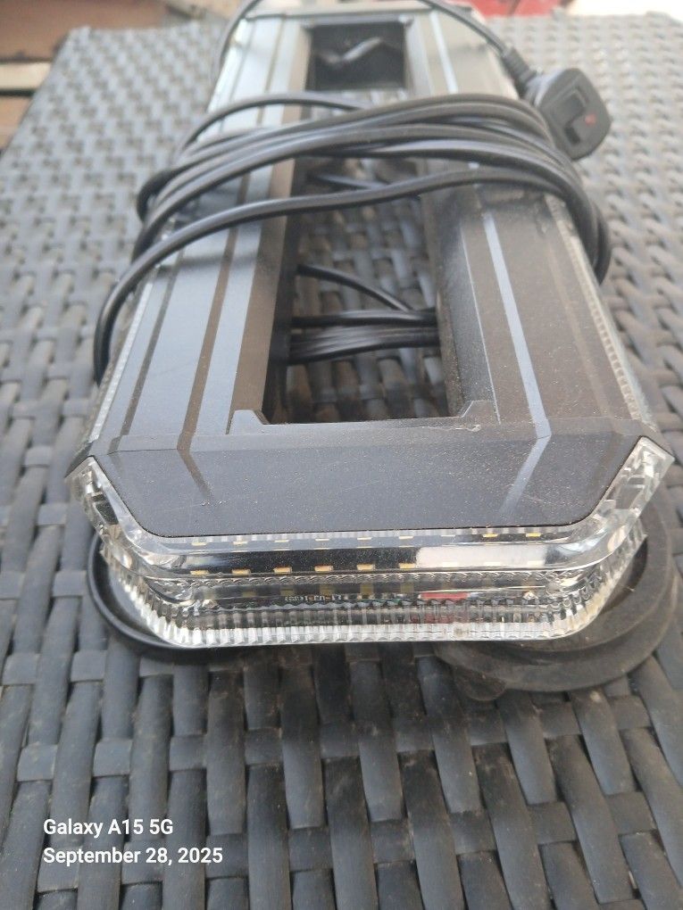 Amber And White Magnetic Security Removable Light