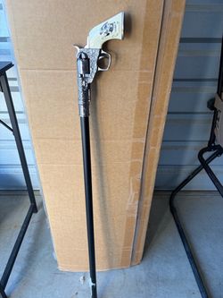 Fake gun walking cane new