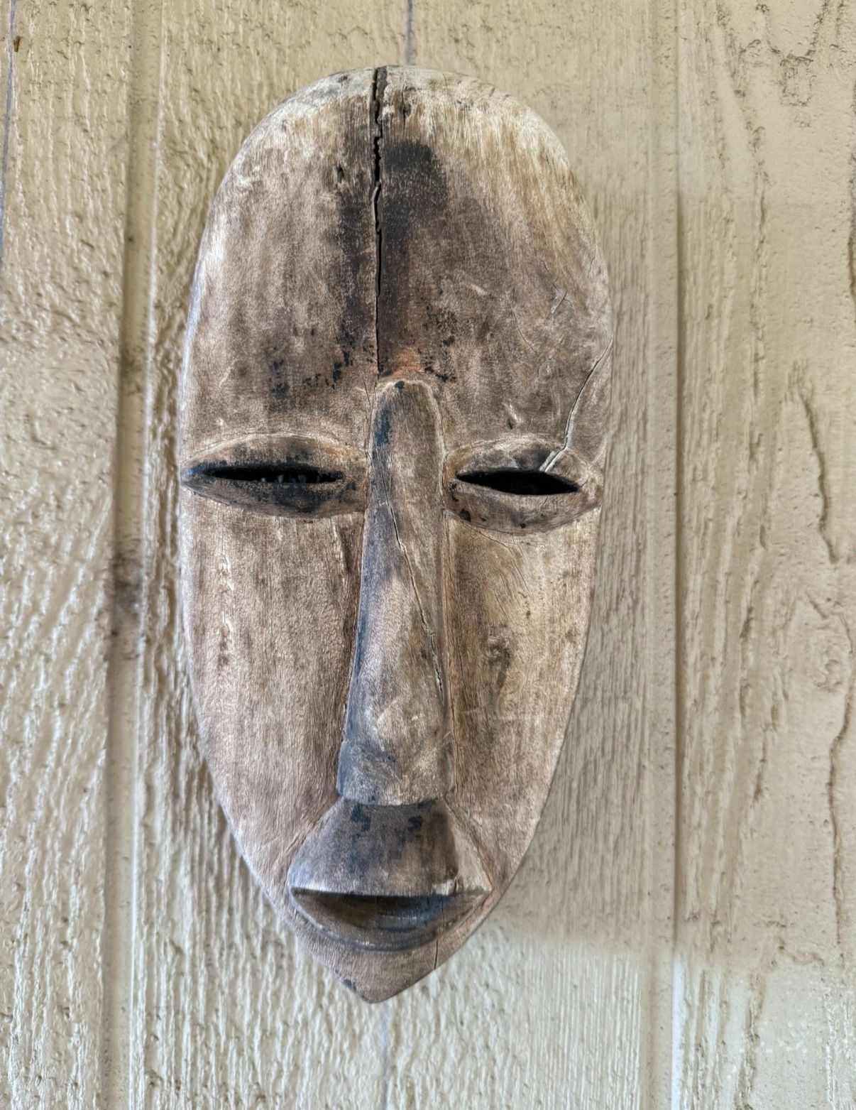 Cool Collectible Tribal Mask - Hand Wooden Carved - Good Condition 