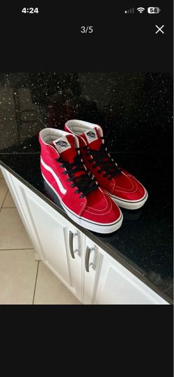 Vans Sk8-Hi Red High-Top Sneakers
