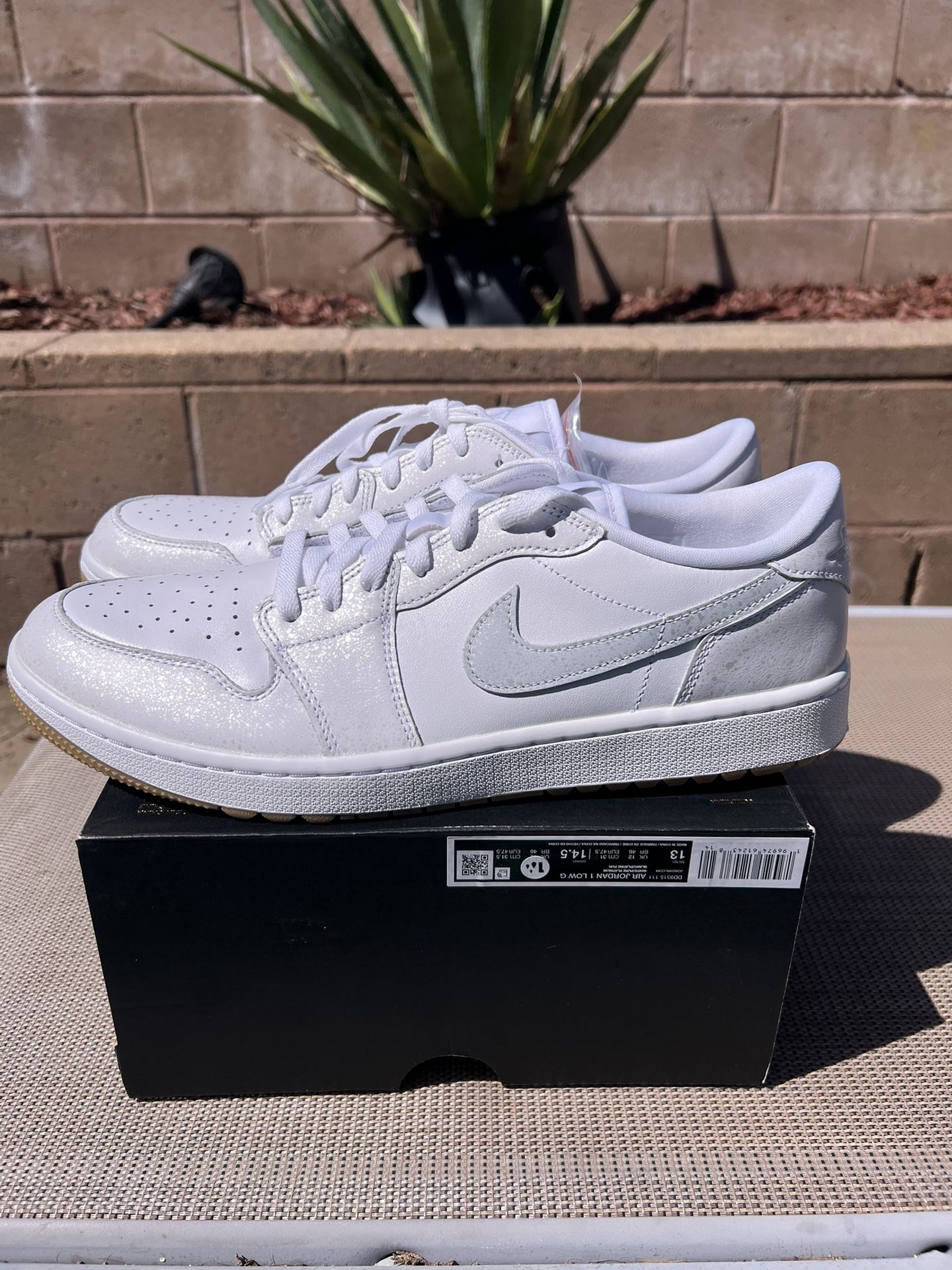 Jordan 1 Golf Low White