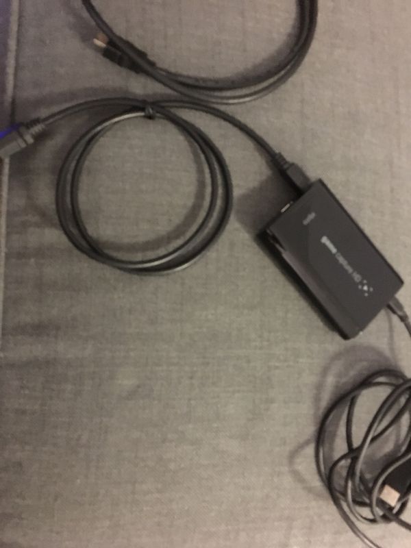 Elgato game capture hd w/ usb, hdmi, aux cables for Sale in San Diego