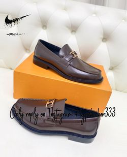 leather lv mens shoes