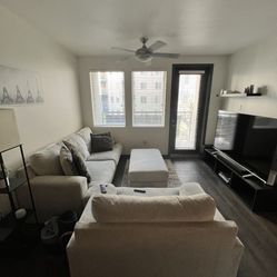 3-Piece Living Room Set (Couch, Accent Chair, Ottoman)