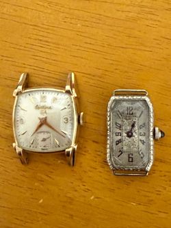 Vintage watches. Both are running.