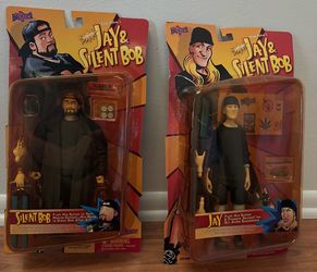 Jay and Silent Bob Talking Action Figures vintage 1998